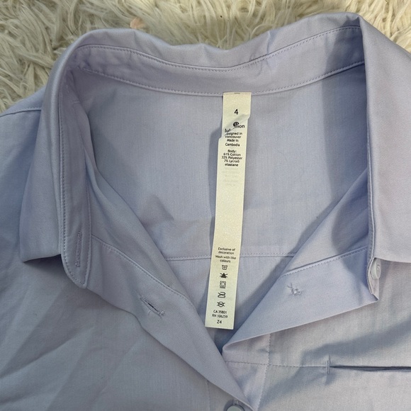 Lululemon Full Day Ahead Shirt Serene Blue - Picture 2 of 5